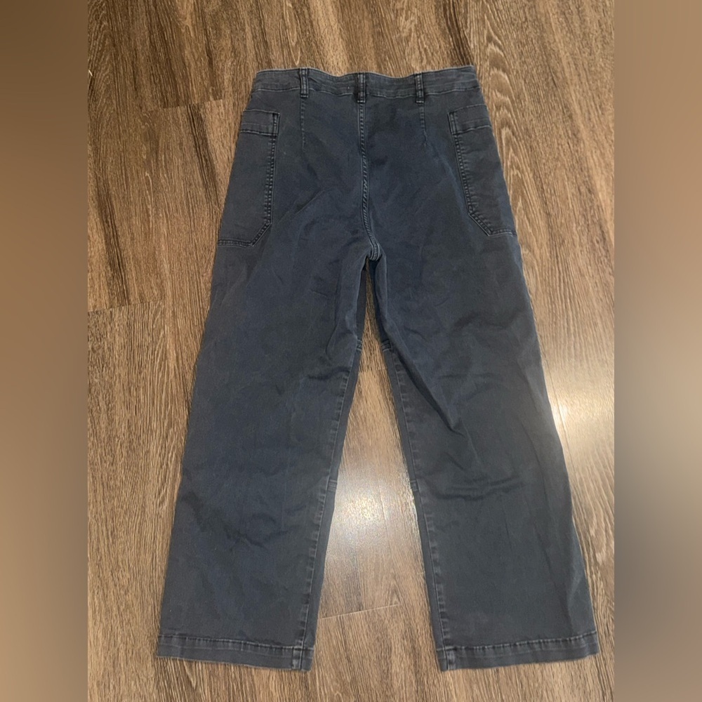 FRAME Charcoal Oversized Utility Pant Size 32 - Picture 8 of 9